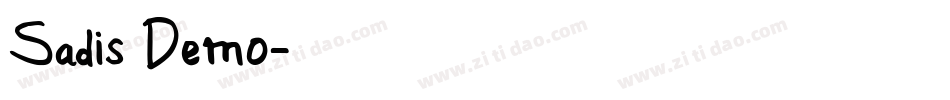 Sadis Demo字体转换
